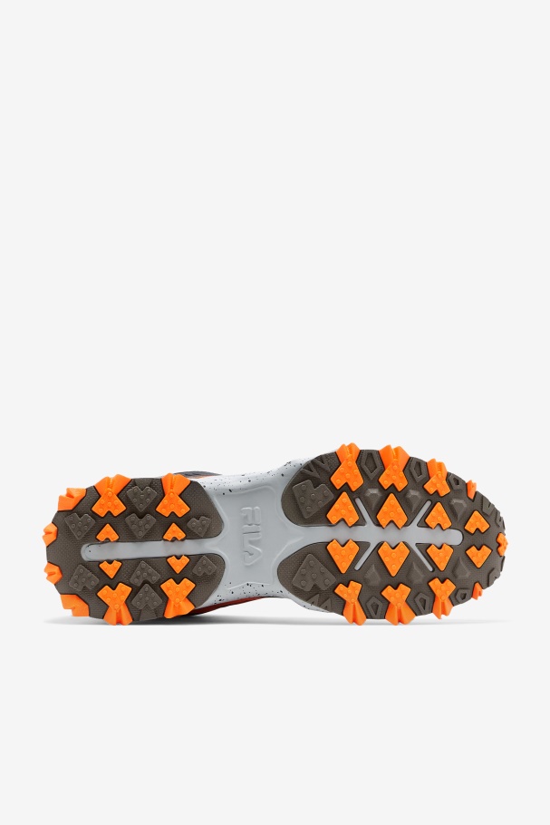 Black/Major Brown/Orange Fila UK Men\'s Oakmont Tr Mid