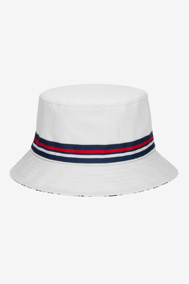 reversible bucket hat White Fila UK