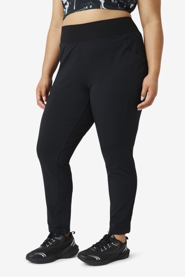 Black Fi-Lux Slim Leg Pant Fila UK