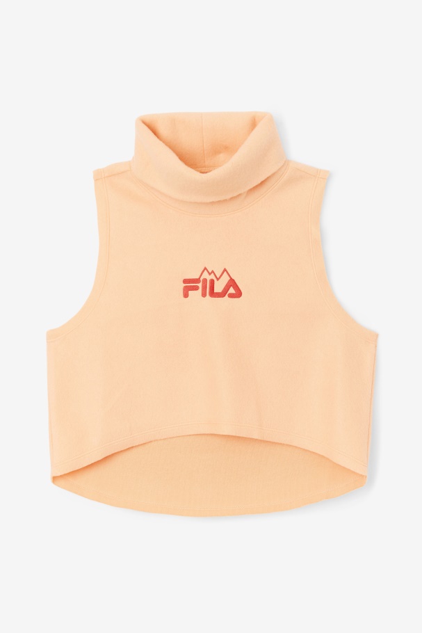 Eliana Cropped Neck Warmer Orange/Cayenne Fila UK