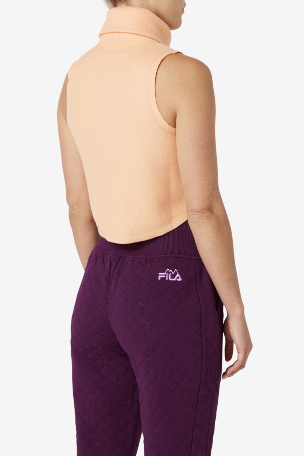 Eliana Cropped Neck Warmer Orange/Cayenne Fila UK