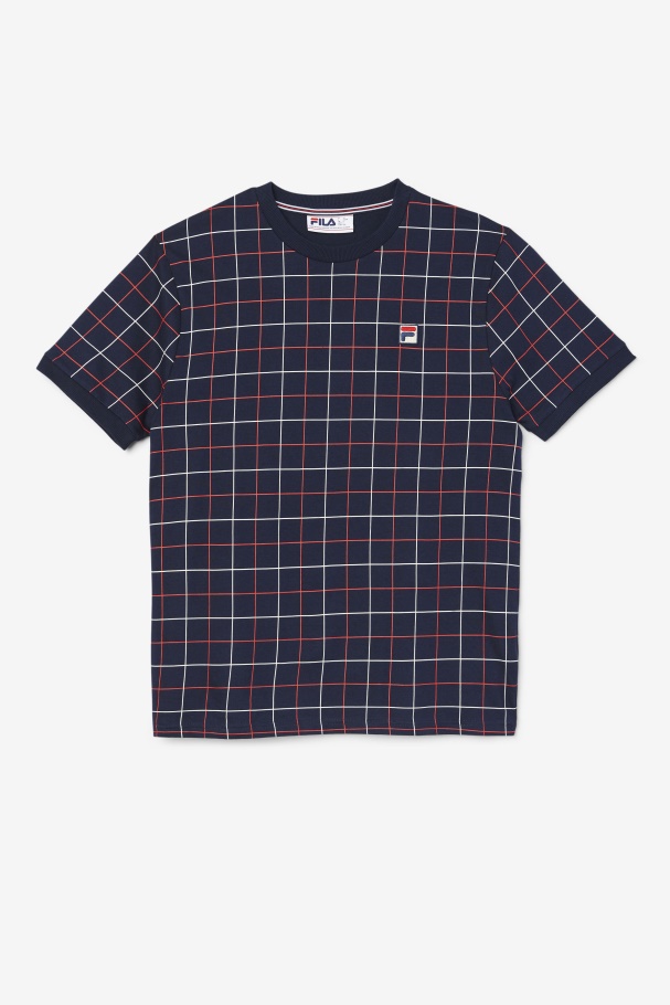 Casbian Crew Navy/Red/White Fila UK