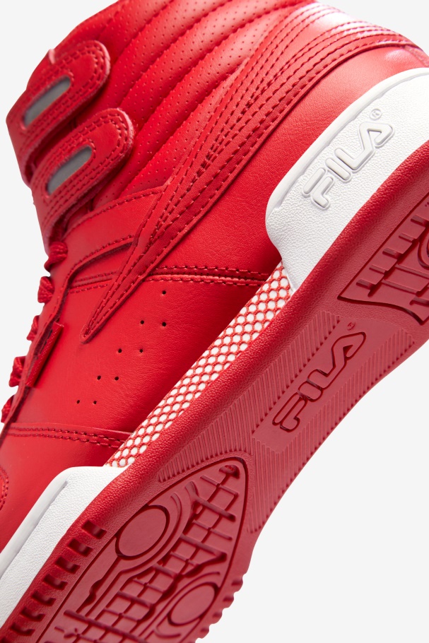 Big Kids\' F-14 Red/White/Black Fila UK