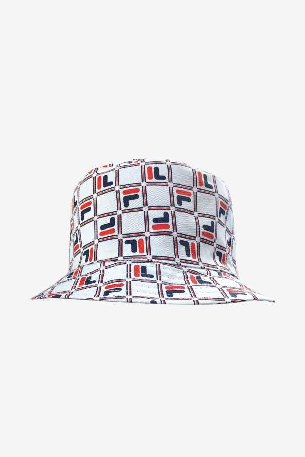 Peacoat Fila UK reversible bucket hat