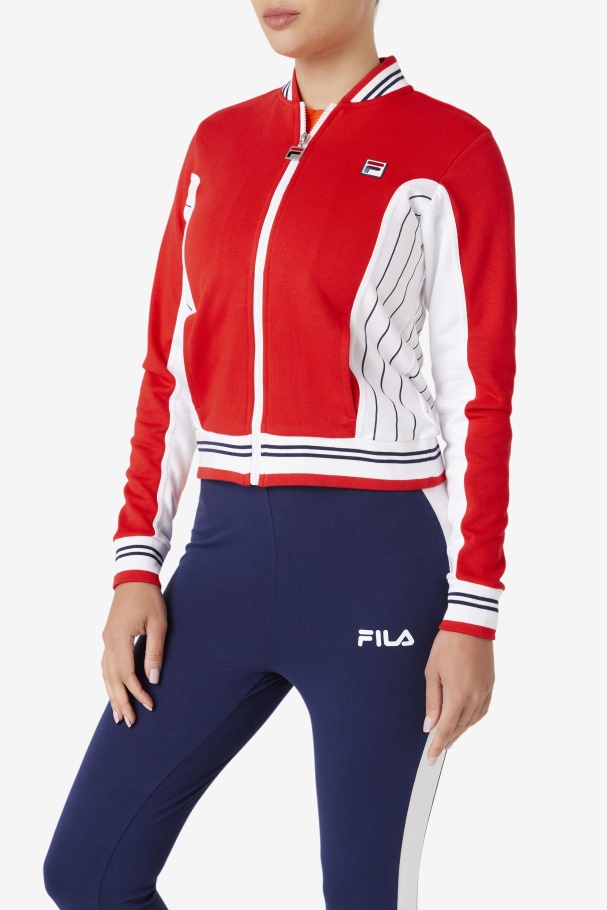 Fila UK Red/White/Navy settanta II jacket