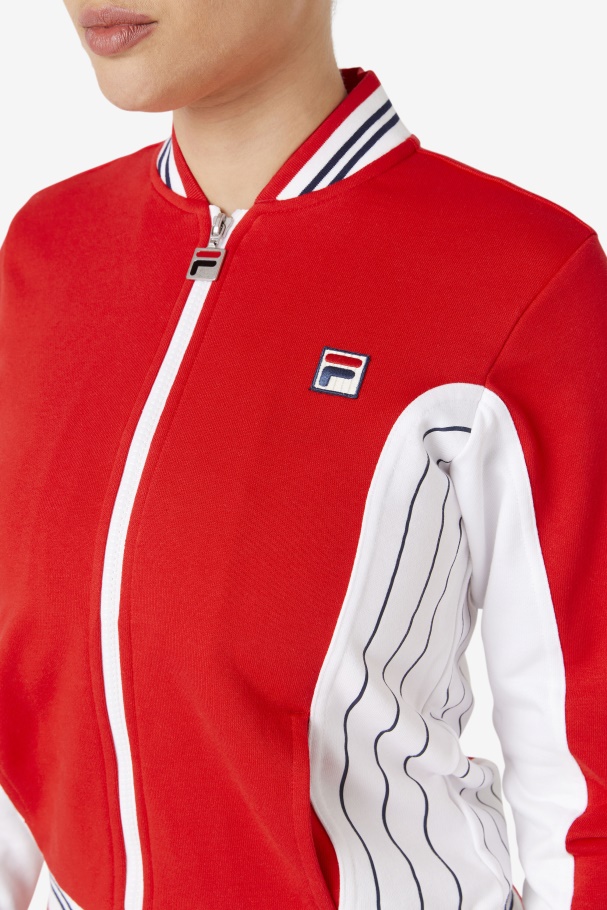 Fila UK Red/White/Navy settanta II jacket