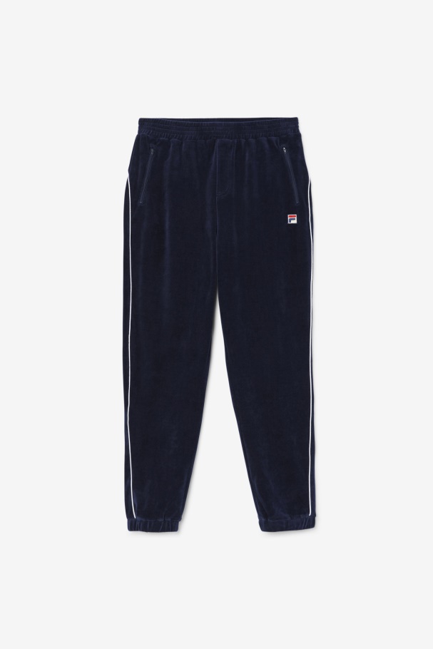 Lewis Velour Pant Navy/White Fila UK