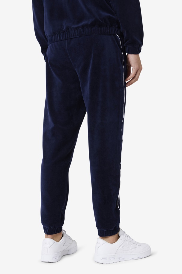 Lewis Velour Pant Navy/White Fila UK