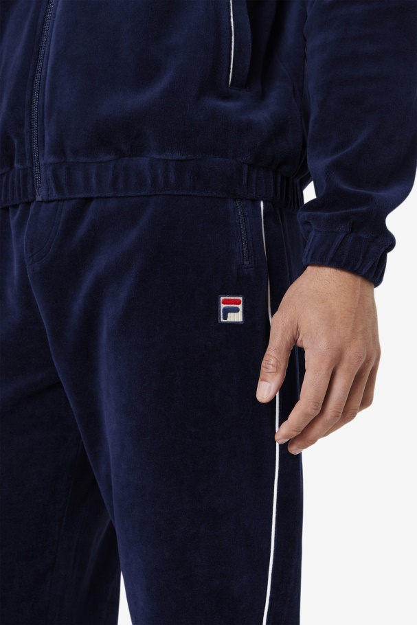 Lewis Velour Pant Navy/White Fila UK