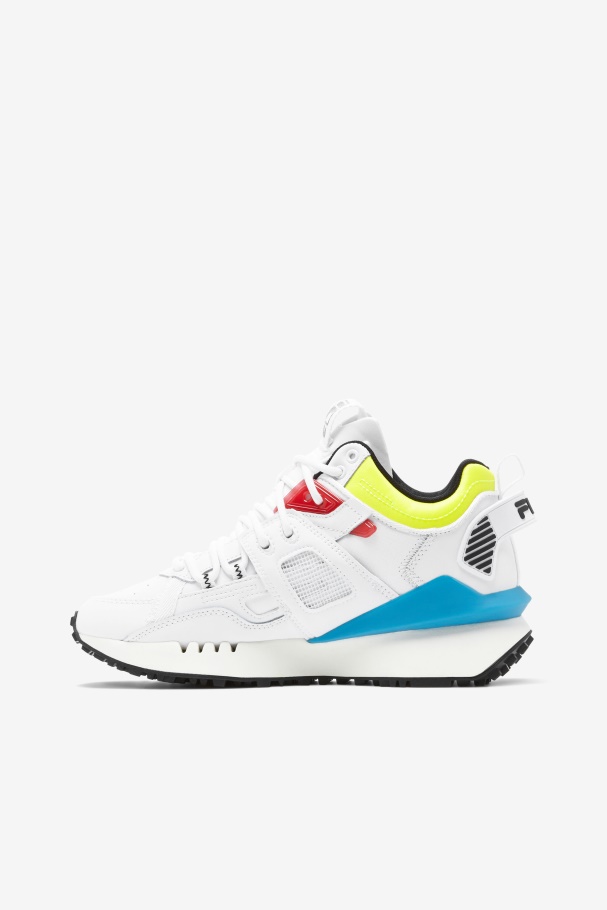 White/Black/Red Fila UK Women\'s Spectra