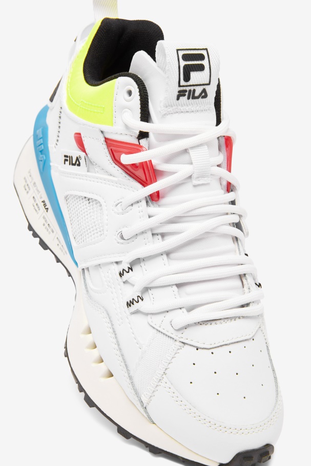 White/Black/Red Fila UK Women\'s Spectra