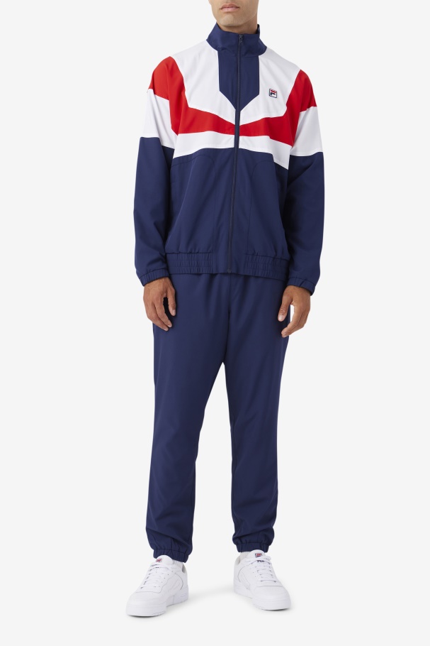 Fila UK Navy/White/Red Amar Track Pant