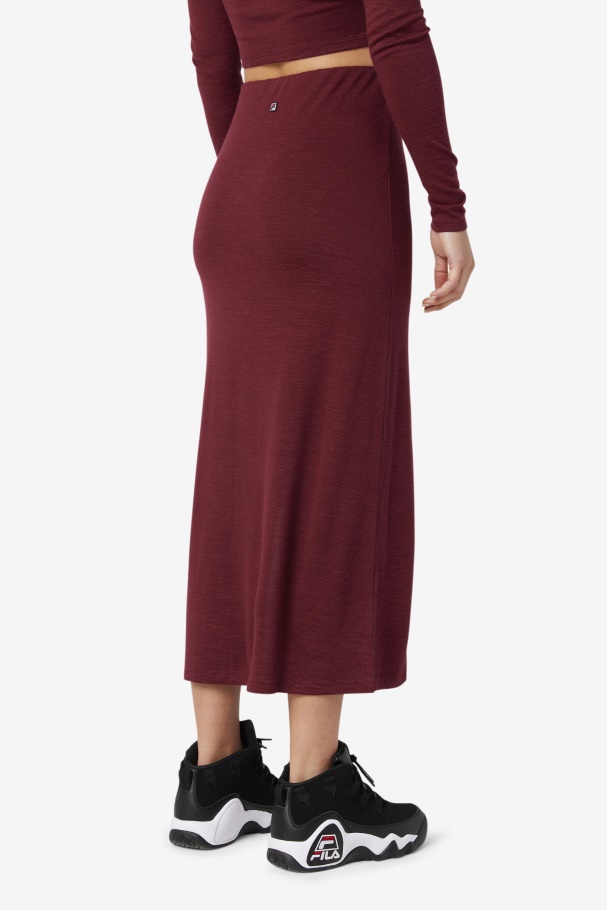 Tawny Port Londyn Midi Skirt Fila UK
