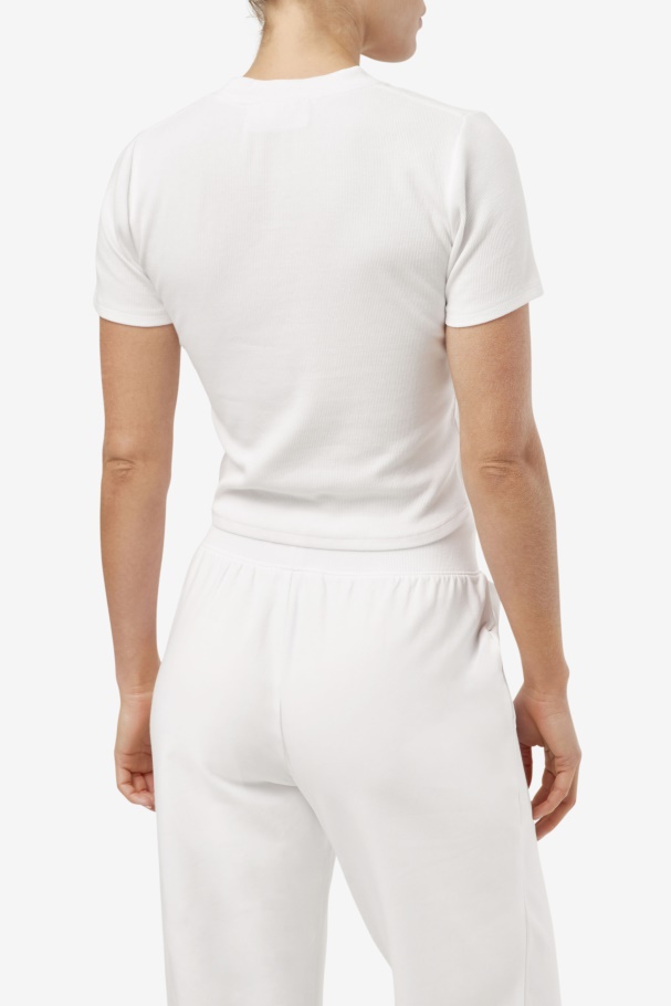 Ammara Top White Fila UK