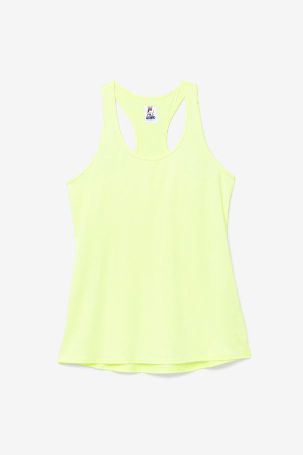 Fila UK Pickleball Racerback Tank YellowHeather