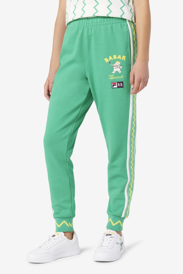 Fila UK Deep Mint/White Fila UK X RB Babar Evertt Jogger