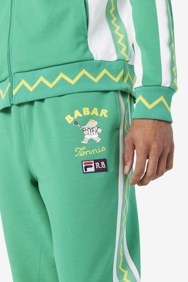 Fila UK Deep Mint/White Fila UK X RB Babar Evertt Jogger