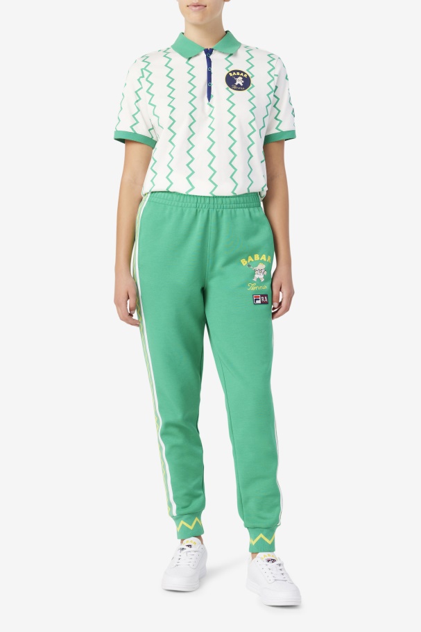 Fila UK Deep Mint/White Fila UK X RB Babar Evertt Jogger