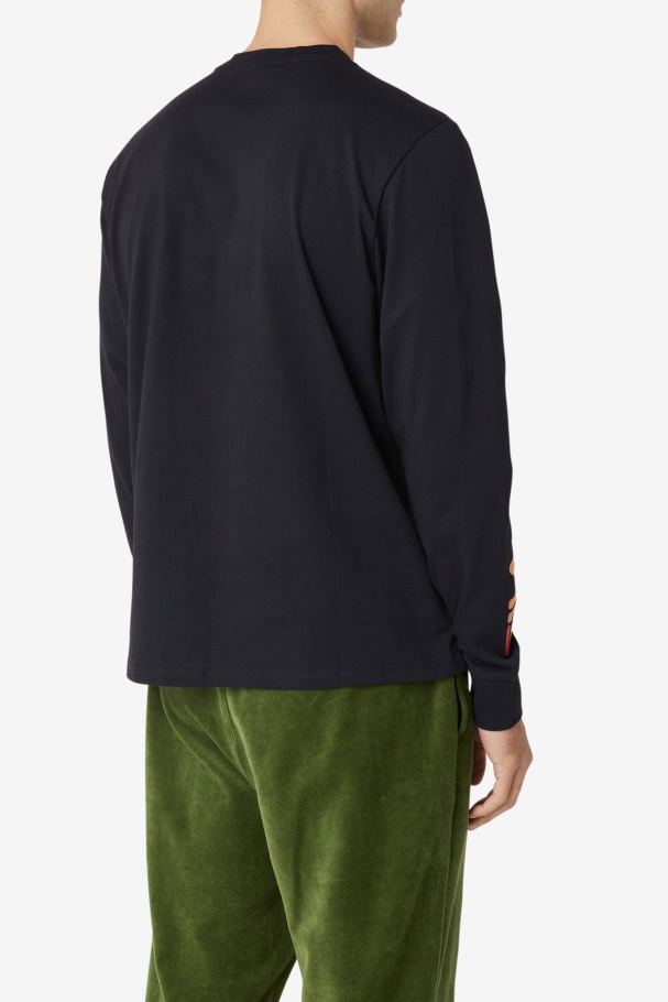 Black Fila UK Fila UK X Paterson Long Sleeve Tee
