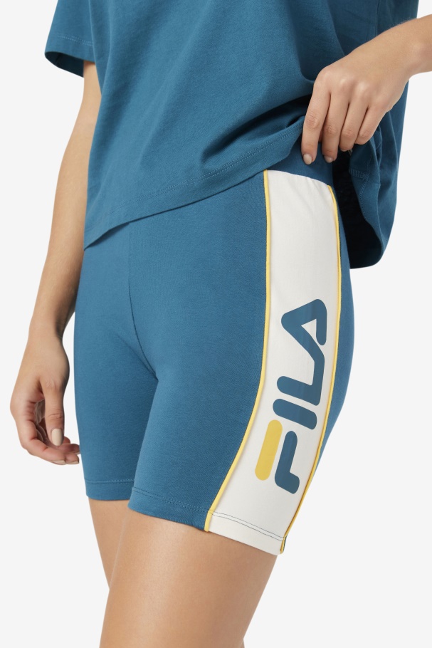 Davina Bike Short Blue Coral Fila UK