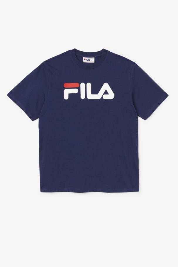 Fila UK Men's Eagle Tee Peacoat/White/Chinese Red