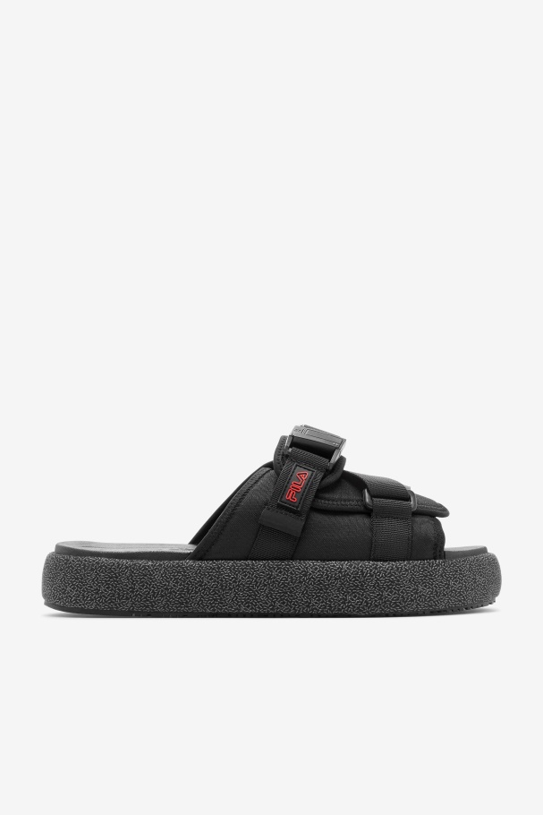 Fila UK Men's Atlas Slide Black/Red