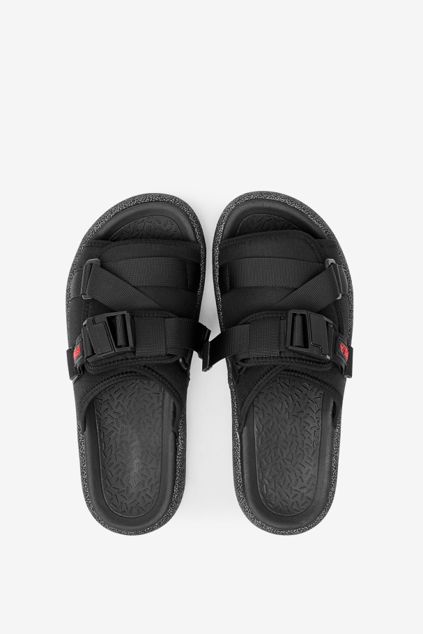 Fila UK Men\'s Atlas Slide Black/Red