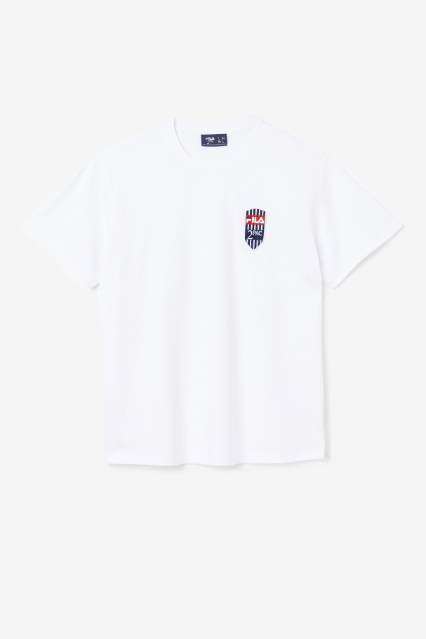 White 2Pac Patch Tee Fila UK