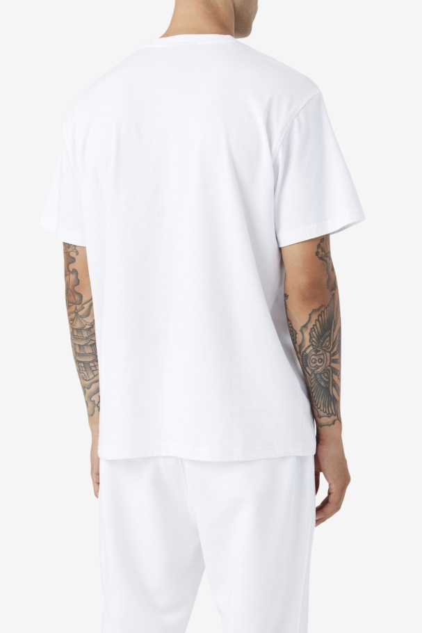 White 2Pac Patch Tee Fila UK