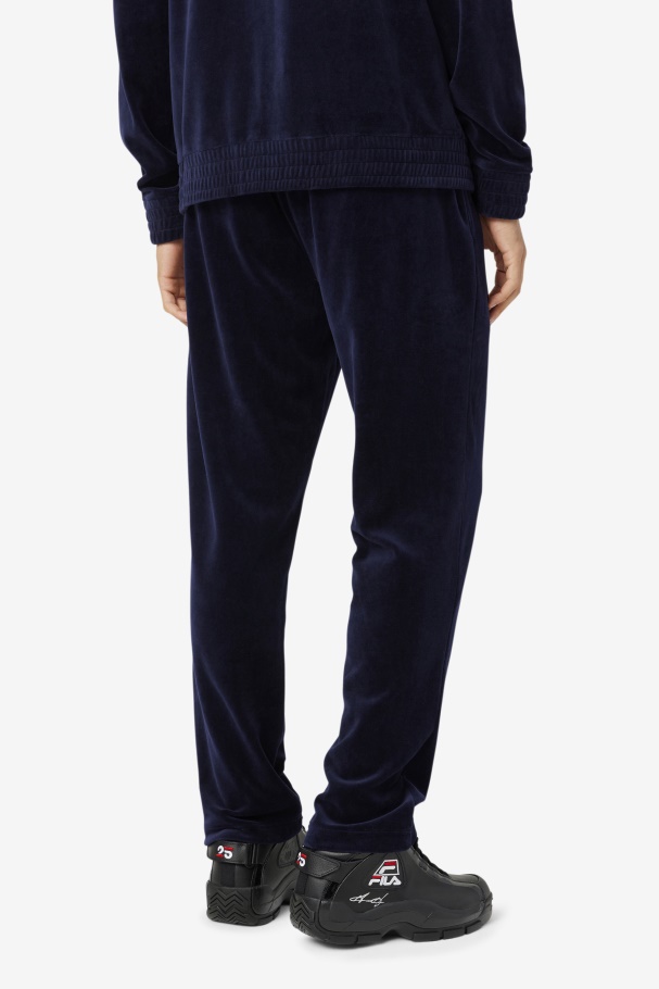 O-Fit Velour Pant Fila UK Navy/Gardenia/Red