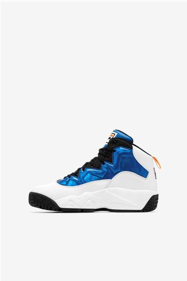 White/Blue/Orange Fila UK Big Kids\' Mb Night Walk