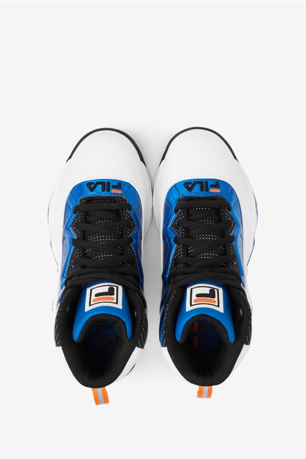 White/Blue/Orange Fila UK Big Kids\' Mb Night Walk