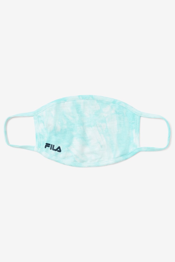 Aqua Blue Tie Dye Aqua Blue Tie Dye Face Mask Fila UK
