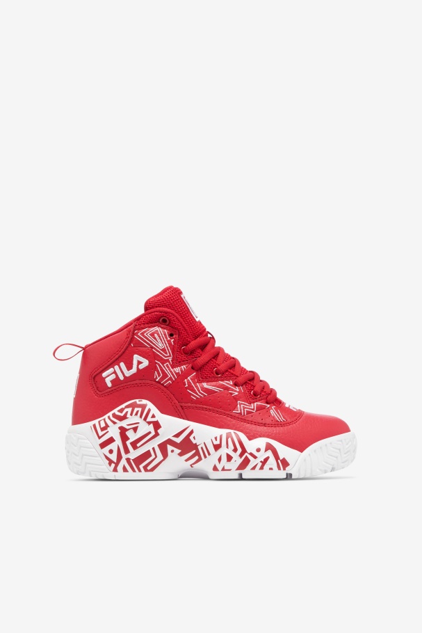 Big Kids\' MB Red/White Fila UK