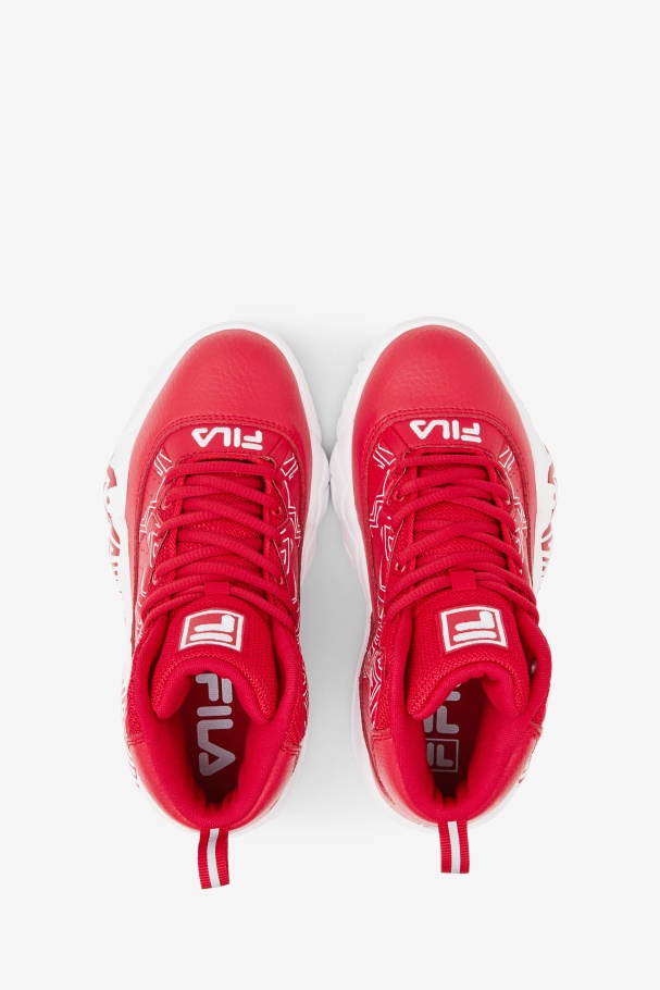 Big Kids\' MB Red/White Fila UK