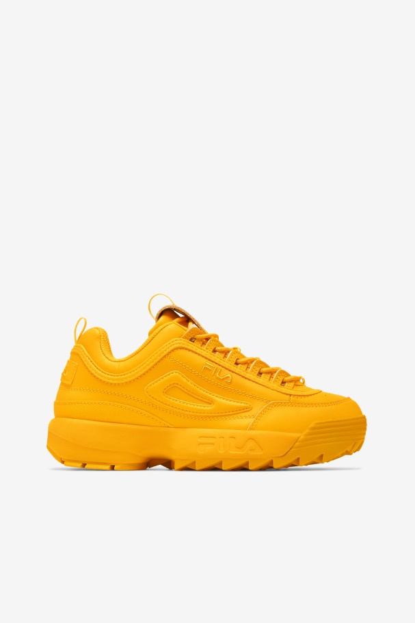 Gold Women's Disruptor 2 Premium Fila UK
