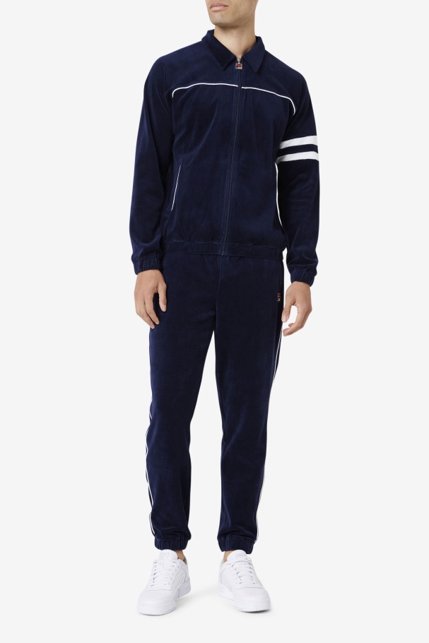 Fila UK Verdy Velour Jacket Navy/White