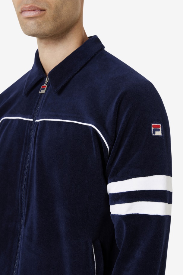 Fila UK Verdy Velour Jacket Navy/White