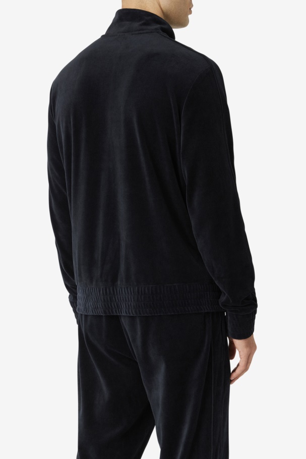 Fila UK Deverall Velour Jacket Black