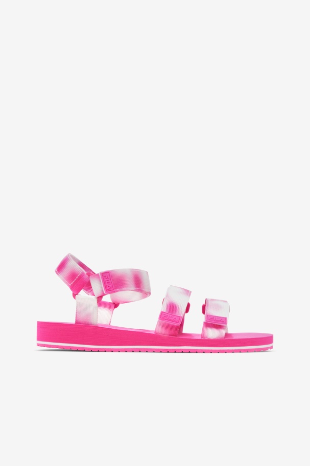 Multi/Pink Glo/White Fila UK Women's Drifter Ts Tie Dye