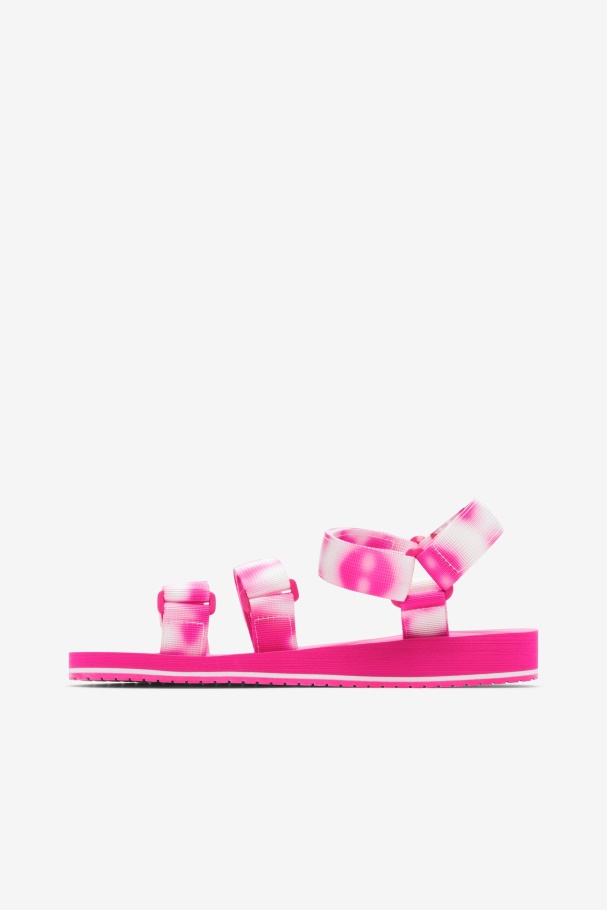 Multi/Pink Glo/White Fila UK Women\'s Drifter Ts Tie Dye