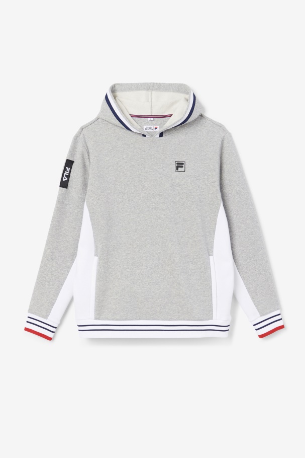 Fila UK Bevans Park Hoodie Heather Grey