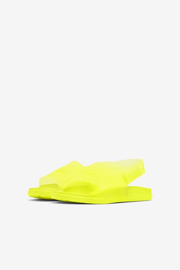 Fila UK Yellow Big Kids\' Saveeno Slide