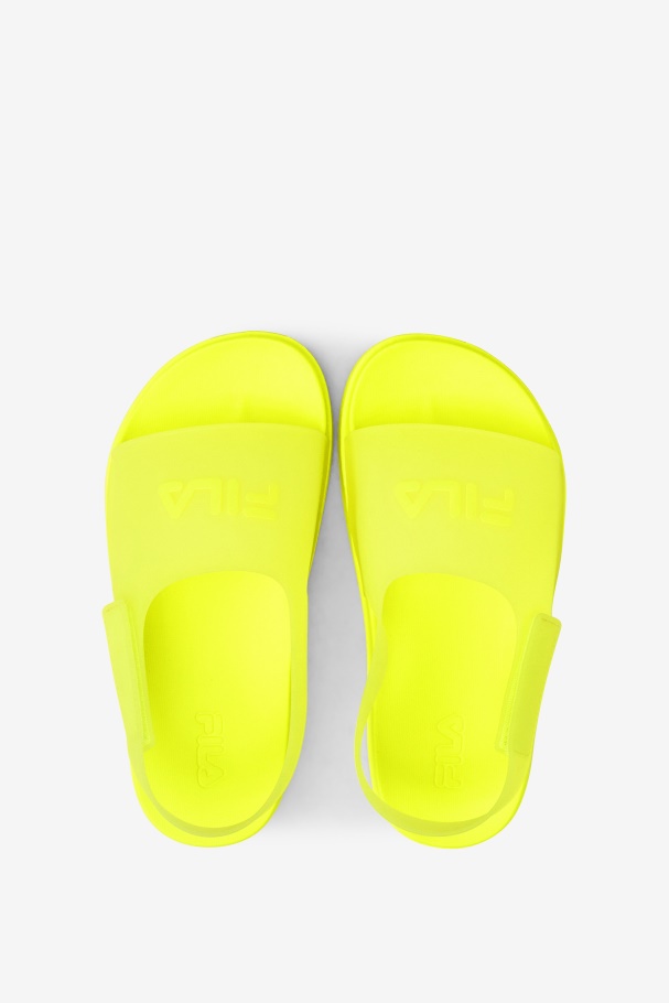 Fila UK Yellow Big Kids\' Saveeno Slide