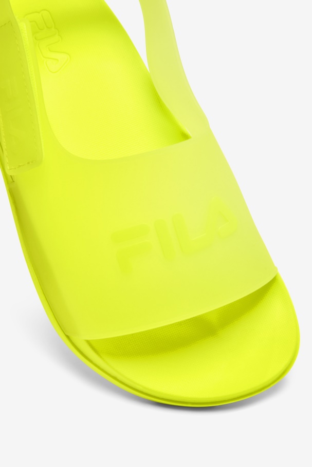 Fila UK Yellow Big Kids\' Saveeno Slide
