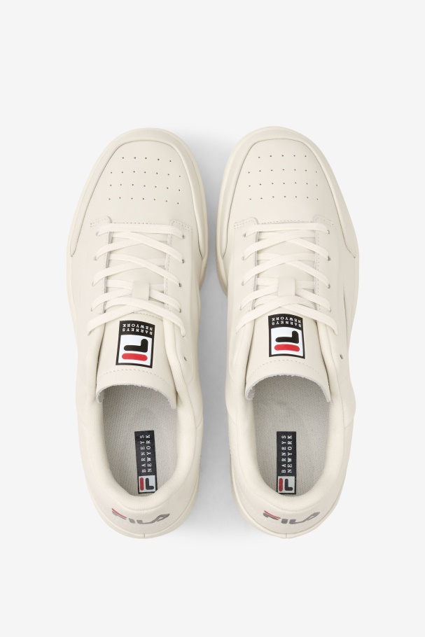 Men\'s Original Tennis Lux X Barneys Gardenia/Black/Red Fila UK