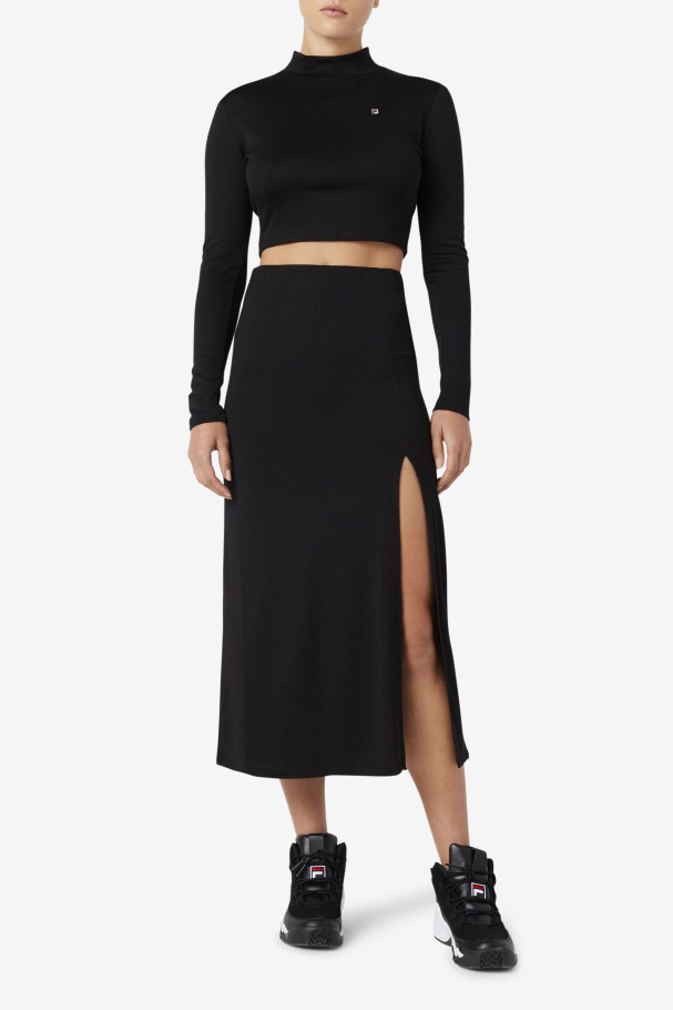 Fila UK Londyn Midi Skirt Black