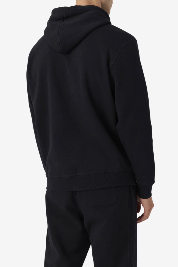 Brook Hoodie Fila UK Black/Blue Spruce