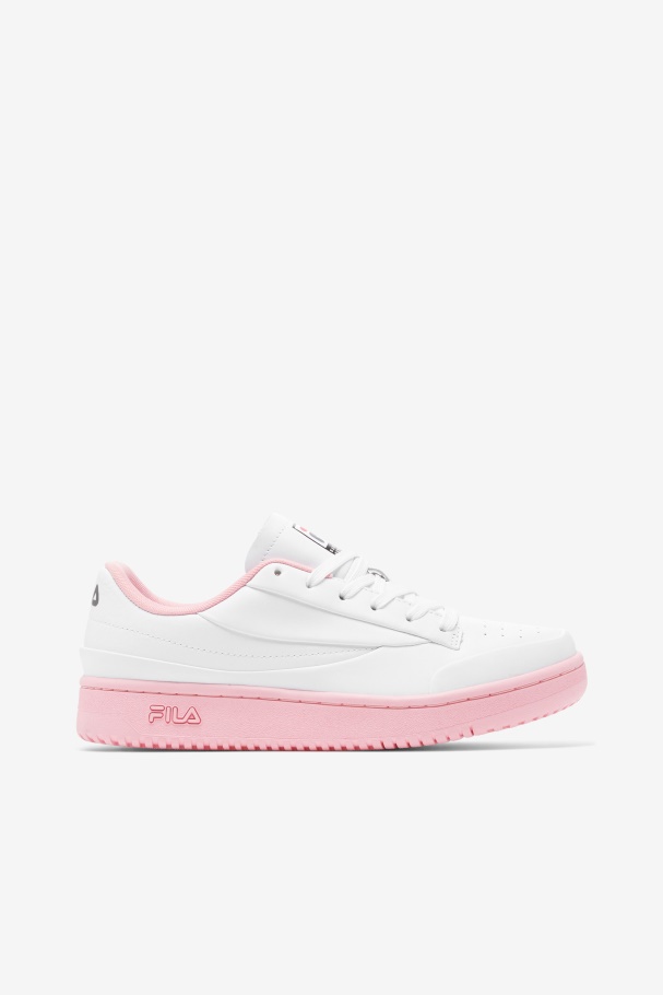 White/Coral Blush/Black Women's Original Tennis Lux X Barneys Fila UK