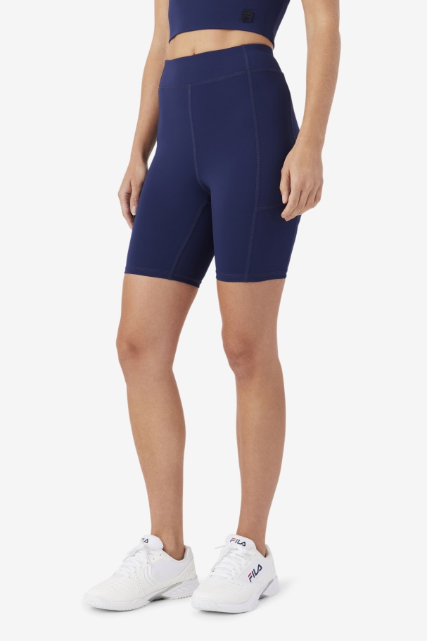 Tiana Bike Short Navy Fila UK